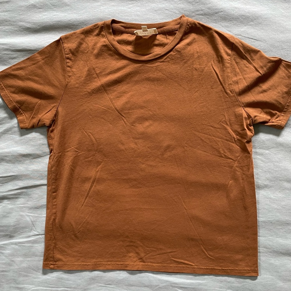 Sezane Conrad Tee in Camel